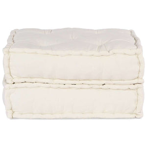 Modulares Sofaelement Creme Stoff 70x70