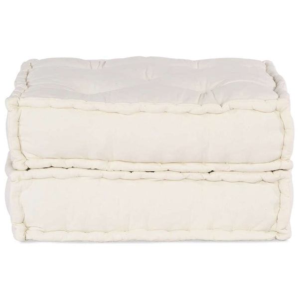 Modulares Sofaelement Creme Stoff 70x70