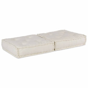 Modulares Sofaelement Creme Stoff 70x70