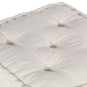 Modulares Sofaelement Creme Stoff 70x70