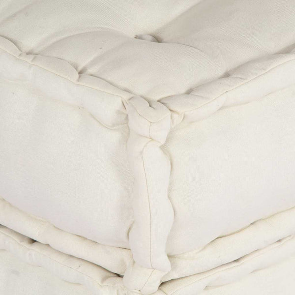 Modulares Sofaelement Creme Stoff 70x70
