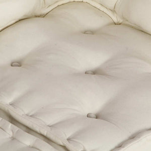 2-Sitzer Modulsofa Creme Stoff