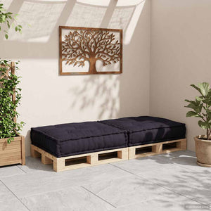 Modulares Sofaelement Anthrazit Stoff 70x70