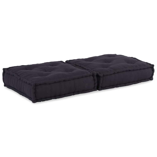 Modulares Sofaelement Anthrazit Stoff 70x70