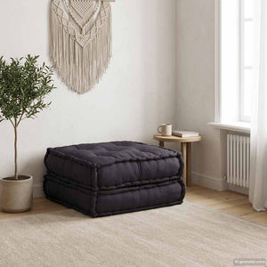 Modulares Sofaelement Anthrazit Stoff 70x70