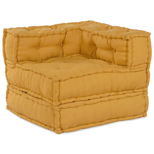 Gelbes modulares Sofaelement 70x70 cm