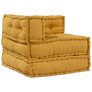 Gelbes modulares Sofaelement 70x70 cm