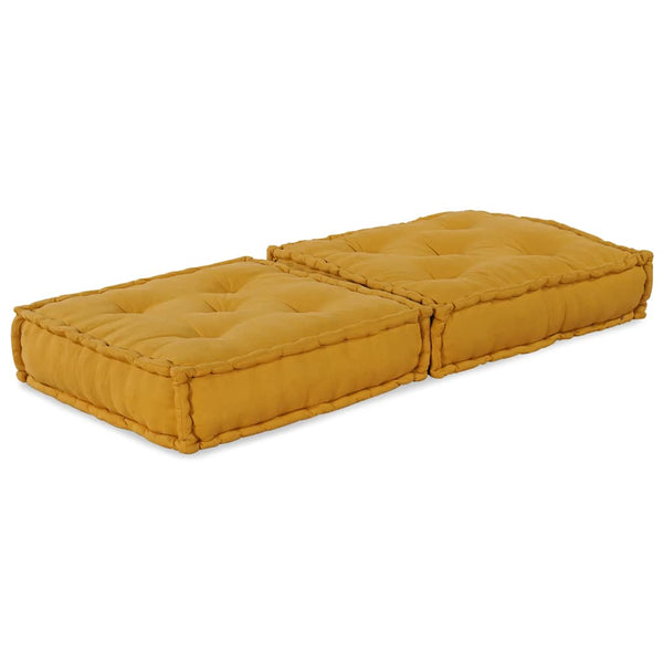 Modulares Sofaelement Gelb 70x70 cm