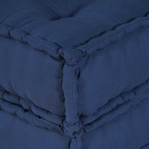 Modulare Sofagarnitur Indigo Stoff 70x70 cm