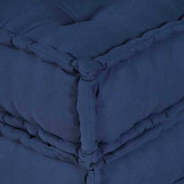 Modulare Sofagarnitur Indigo Stoff 70x70 cm