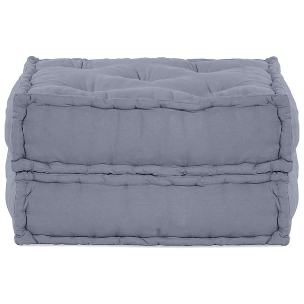 Modulare Sofagarnitur Grau Stoff 70x70