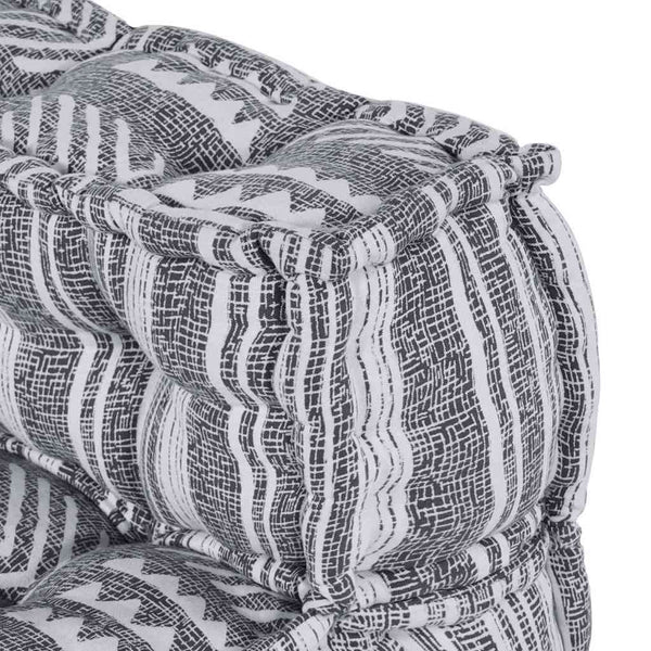 Modulare Sofagarnitur Grau Stoff 70x70x56cm