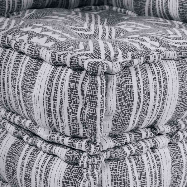 Modulare Sofagarnitur Grau Stoff 70x70x56cm