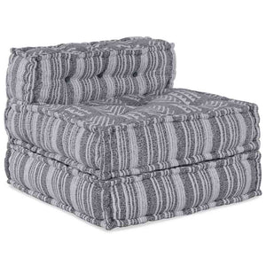 Modulare Sofagarnitur Grau Stoff 70x70x56cm