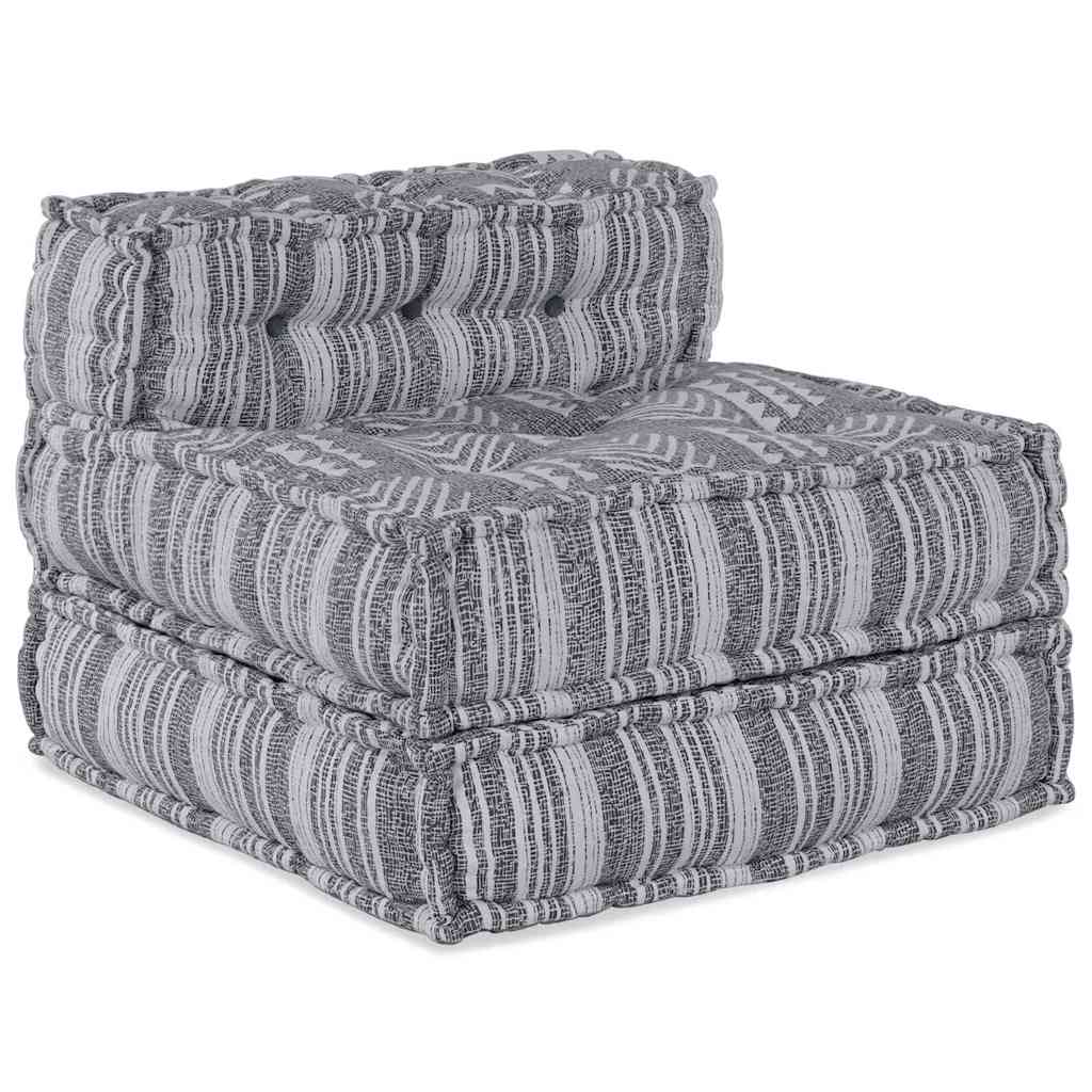Modulare Sofagarnitur Grau Stoff 70x70x56cm