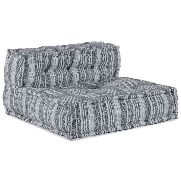 Modulare Sofagarnitur Grau Stoff 70x70x56cm