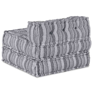 Modulare Sofagarnitur Grau Stoff 70x70x56cm