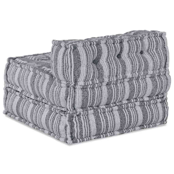 Modulare Sofagarnitur Grau Stoff 70x70x56cm
