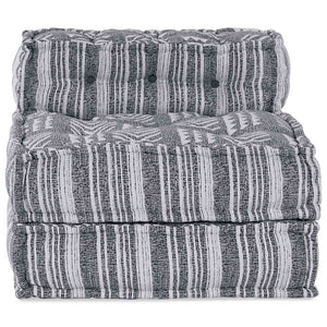 Modulare Sofagarnitur Grau Stoff 70x70x56cm
