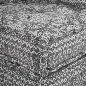 Modulare Sofagarnitur Hellgrau Stoff