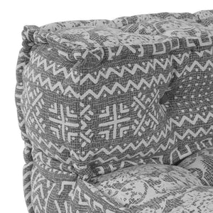Modulare Sofagarnitur Hellgrau Stoff