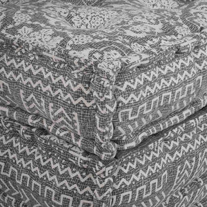 Modulare Sofagarnitur Hellgrau Stoff 70x70