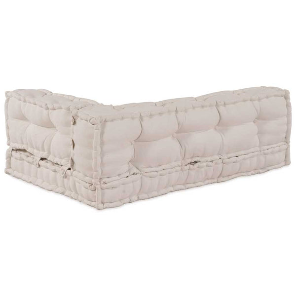 Palettensofa Kissen Creme 3er Set