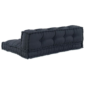 Palettensofa Kissen Anthrazit 120x80 cm 2er Set