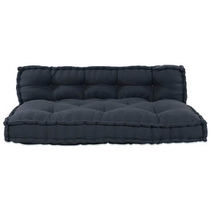 Palettensofa Kissen Anthrazit 120x80 cm 2er Set