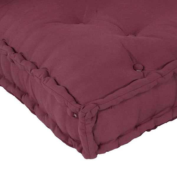 vidaXL Coussins de palette pour canapé 3 pcs marron châtaigne 120 x 80 x 38 cm tissu