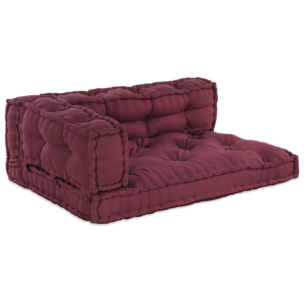 Palettensofa Kissen Set Kastanienbraun