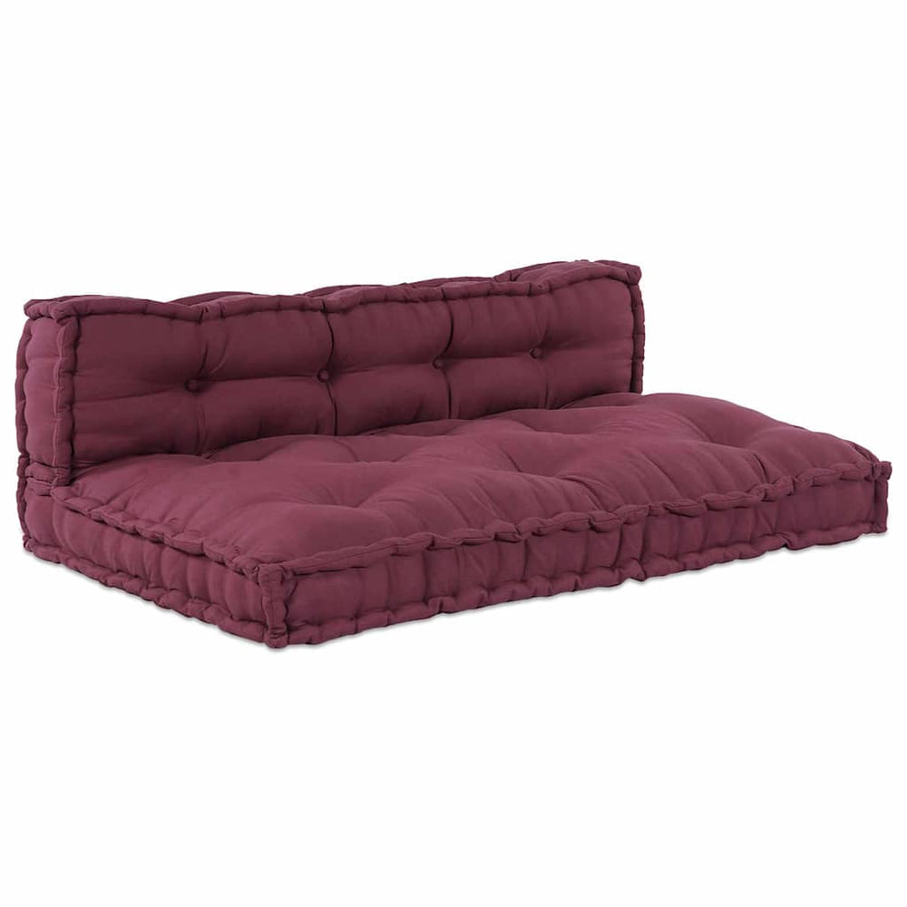 Palettensofa Kissen Kastanienbraun 2er Set