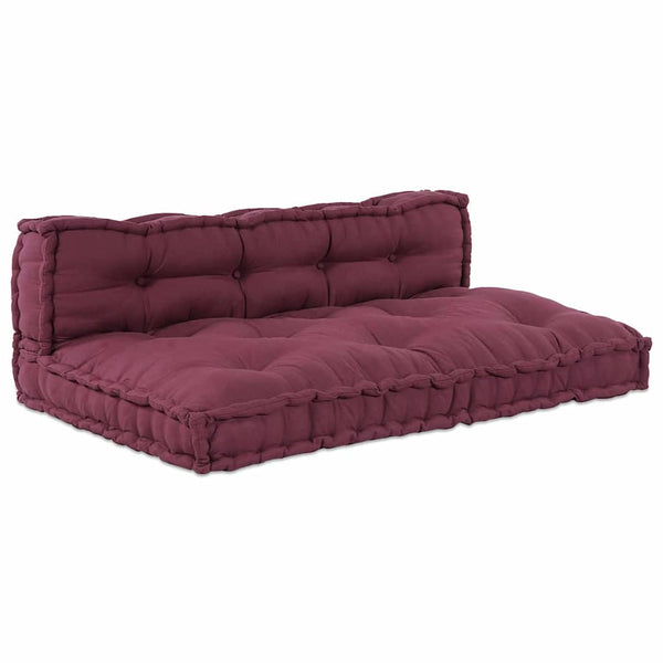 Palettensofa Kissen Kastanienbraun 2er Set