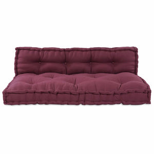 Palettensofa Kissen Kastanienbraun 2er Set