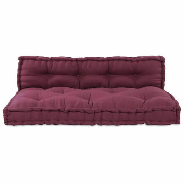 Palettensofa Kissen Kastanienbraun 2er Set