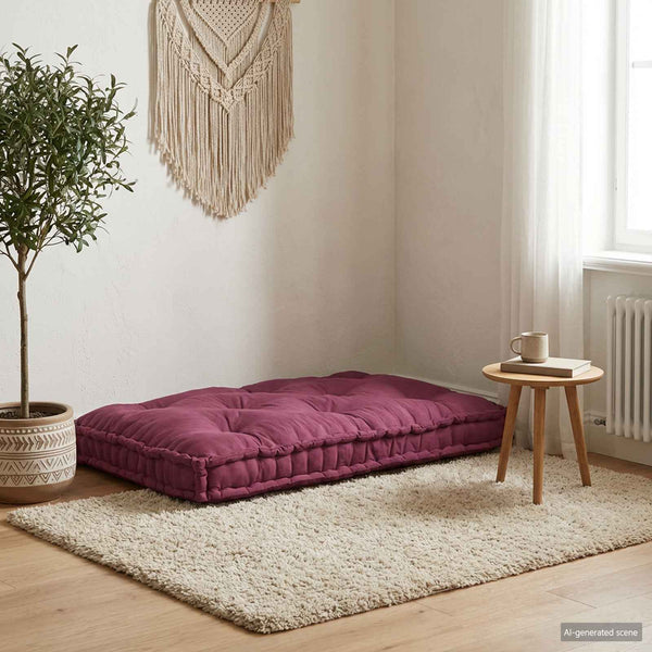 Palettenkissen Kastanienbraun 120x80 cm