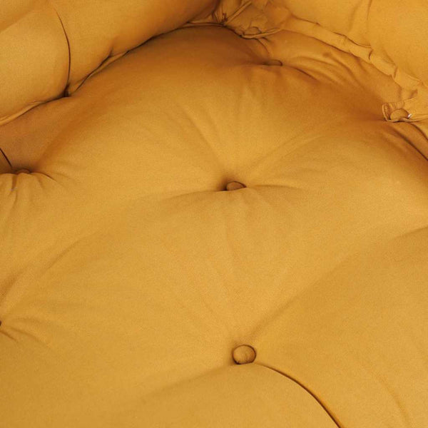 Palettensofa Kissen Gelb 3er Set