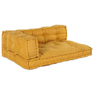 Palettensofa Kissen Gelb 3er Set