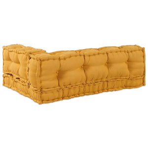Palettensofa Kissen Gelb 3er Set