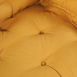Gelbe Palettenkissen 2er Set 120x80 cm