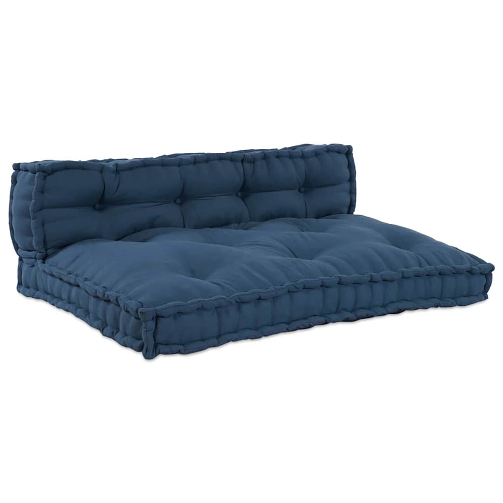 Palettensofa Kissen Indigo 120x80cm 2er Set