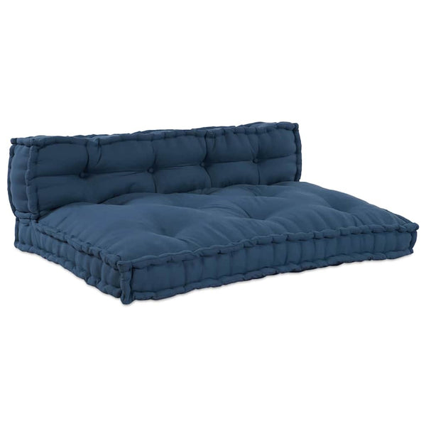 Palettensofa Kissen Indigo 120x80cm 2er Set