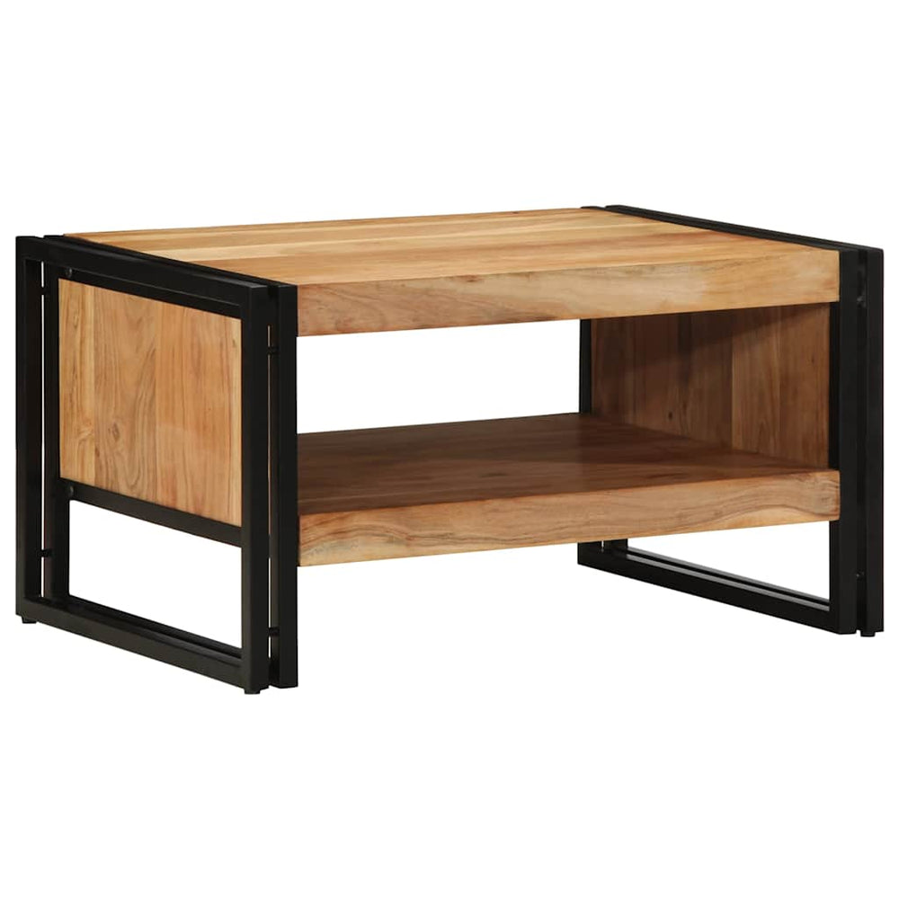Akazie Couchtisch 70x50 cm Massivholz