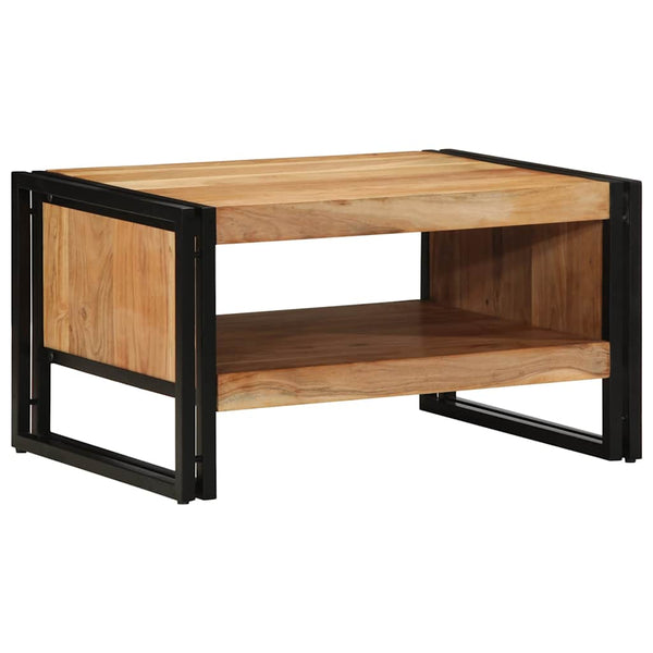 Akazie Couchtisch 70x50 cm Massivholz