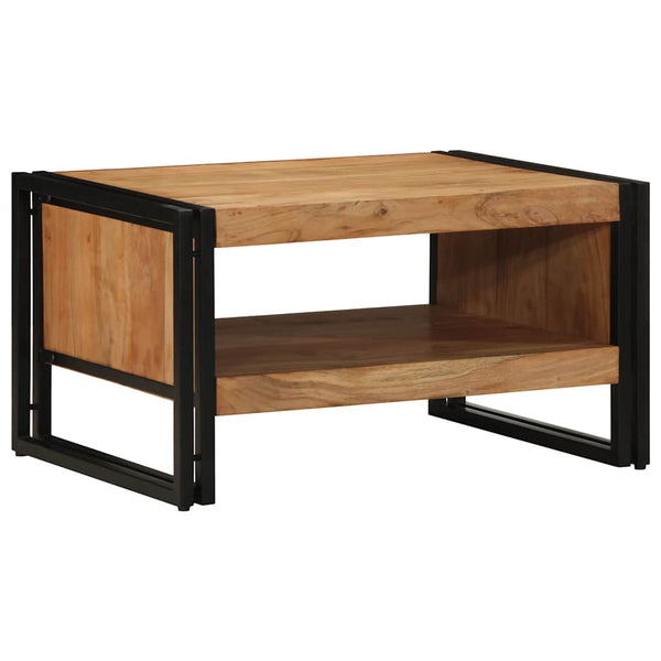 Akazie Couchtisch 70x50 cm Massivholz