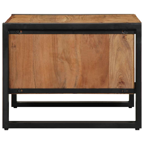 Akazie Couchtisch 70x50 cm Massivholz