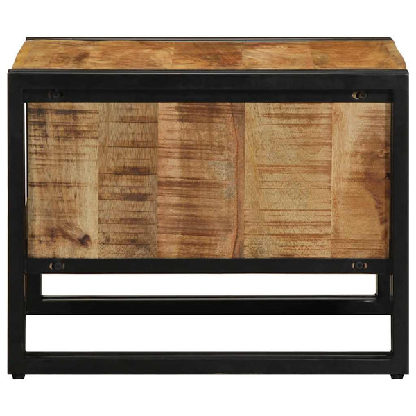 Couchtisch Mango Massivholz 50x50 cm