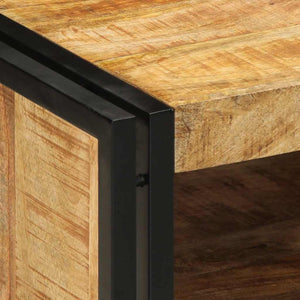 Couchtisch Mango Massivholz 50x50 cm