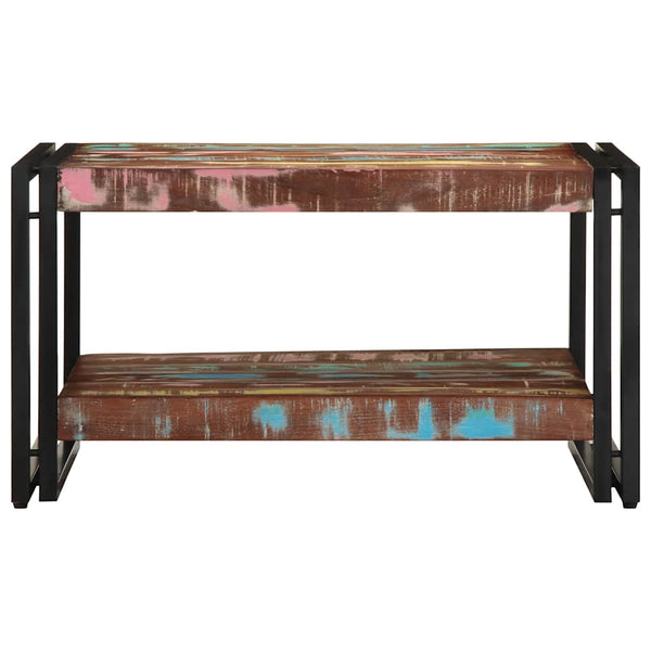 Mehrfarbiger Couchtisch Altholz 70x50 cm