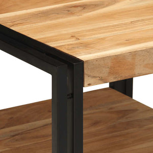 Akazie Couchtisch Massivholz 50x50 cm